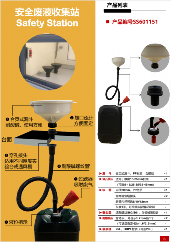 安全废液收集站